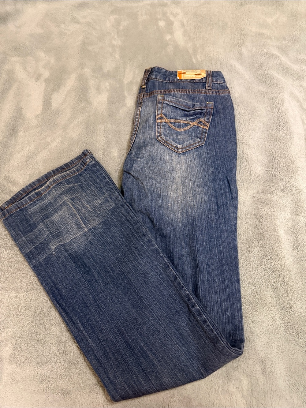 Mossimo Supply Co. Women's Straight-Leg Jeans in Medium Blue Wash